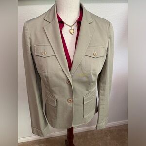 Victoria’s Secret | Bodycon Khaki Jacket | Size: 8 Regular